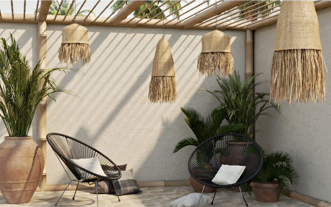 Terrace and patio wall decoration: Essential ideas