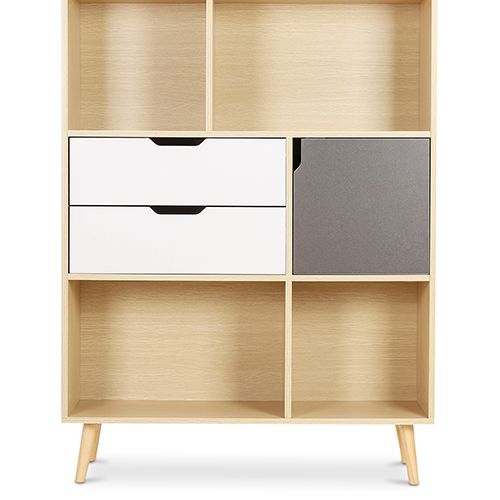 Bibliothèque en Bois - Design Scandinave - Polani