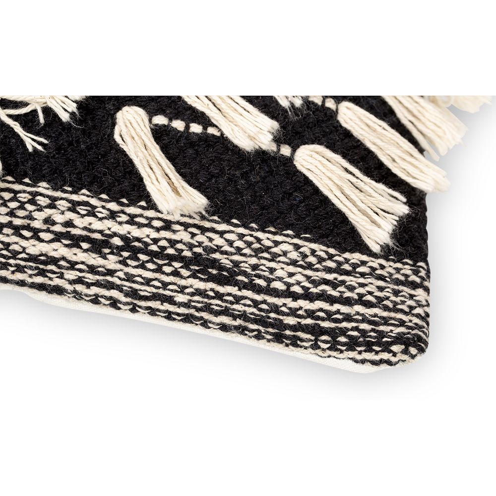 Coussin carré design boho Bali en coton housse + remplissage - Claudia