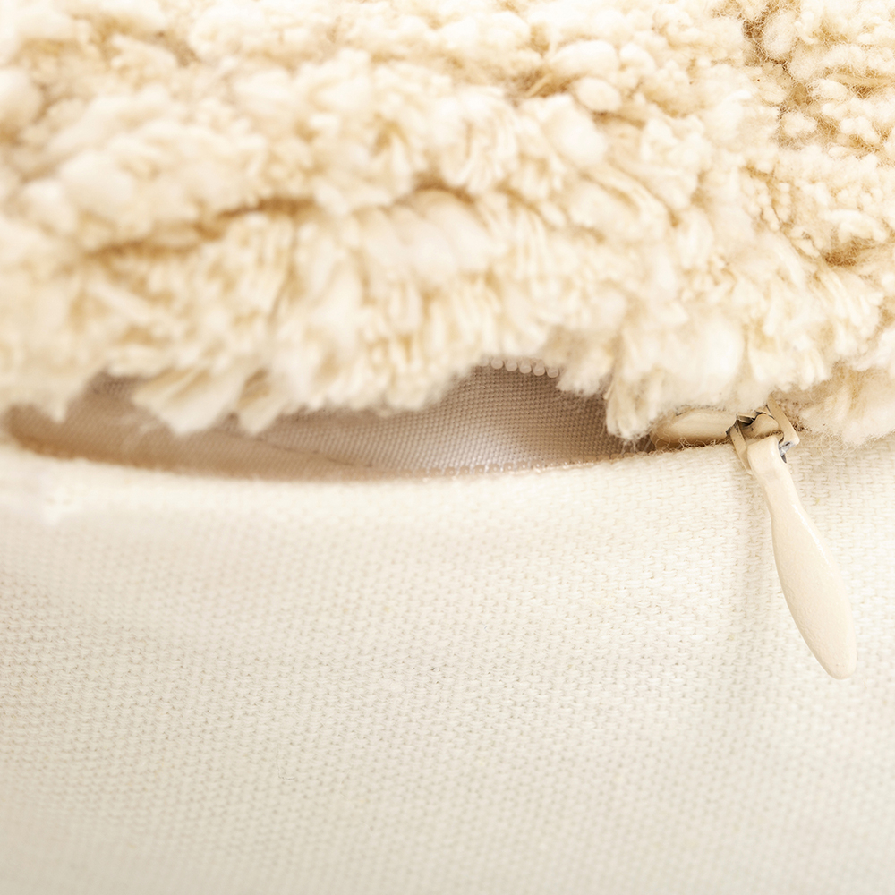 Coussin carré design boho Bali en coton housse + remplissage - Laily