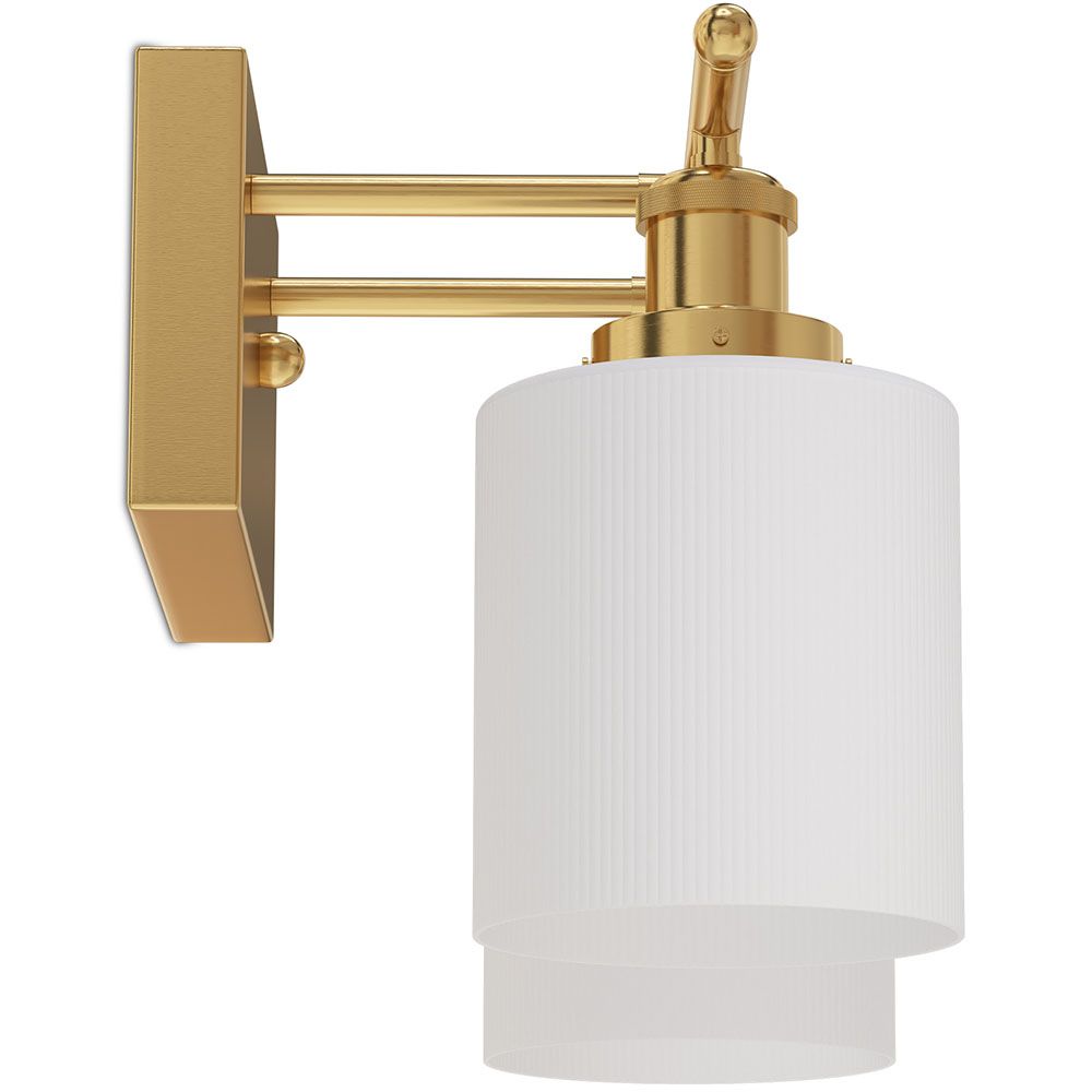 Lampe Murale en Or Vieilli - Applique à 2 Lumières - Jhana