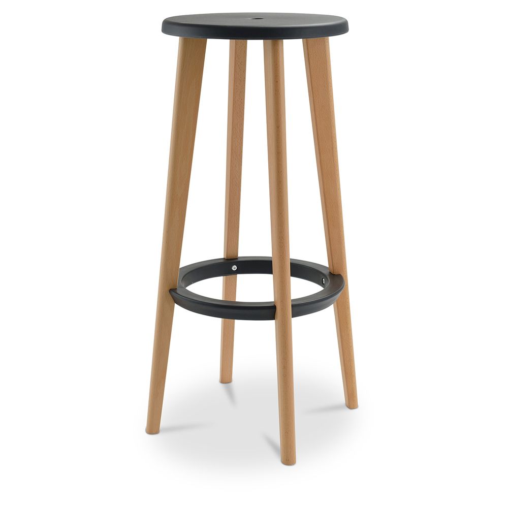 Tabouret de bar Cesar 76cm  - Bois